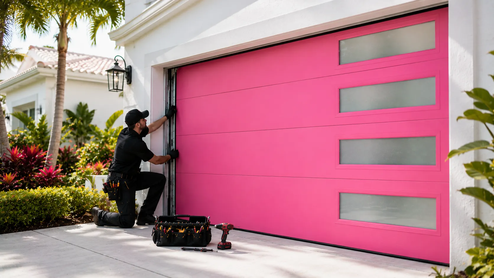 Tell us what’s wrong - San Marcos garage door service