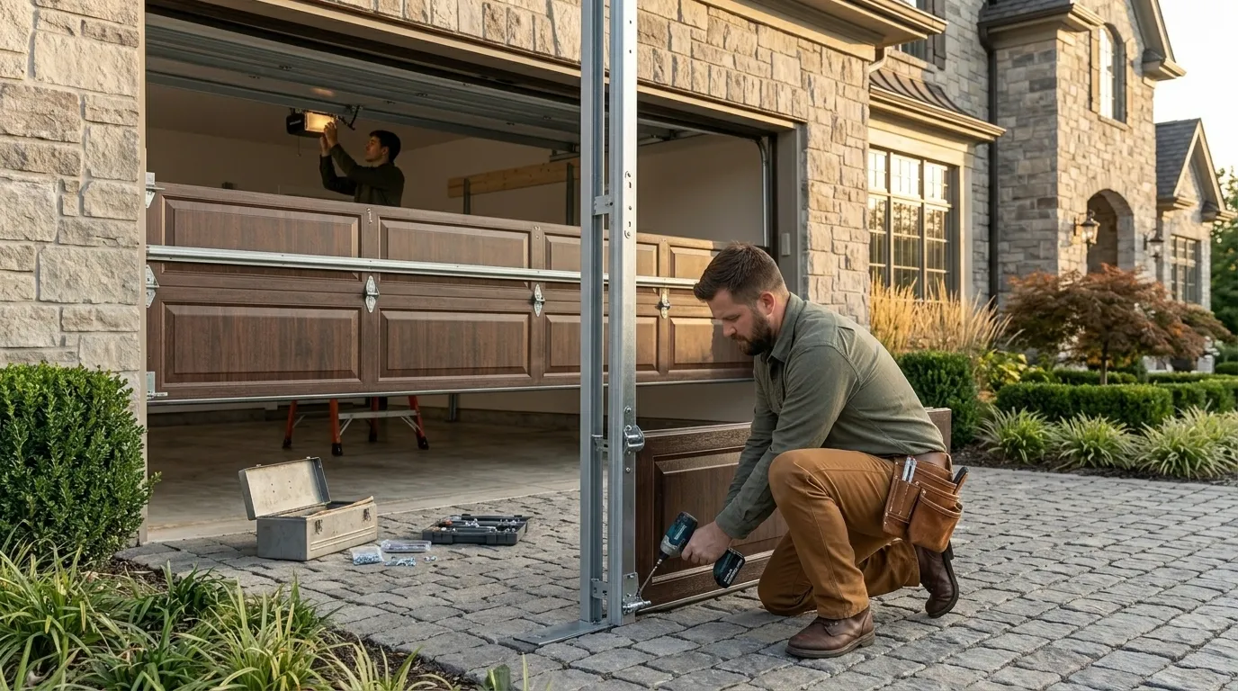 Commercial roll-up garage door