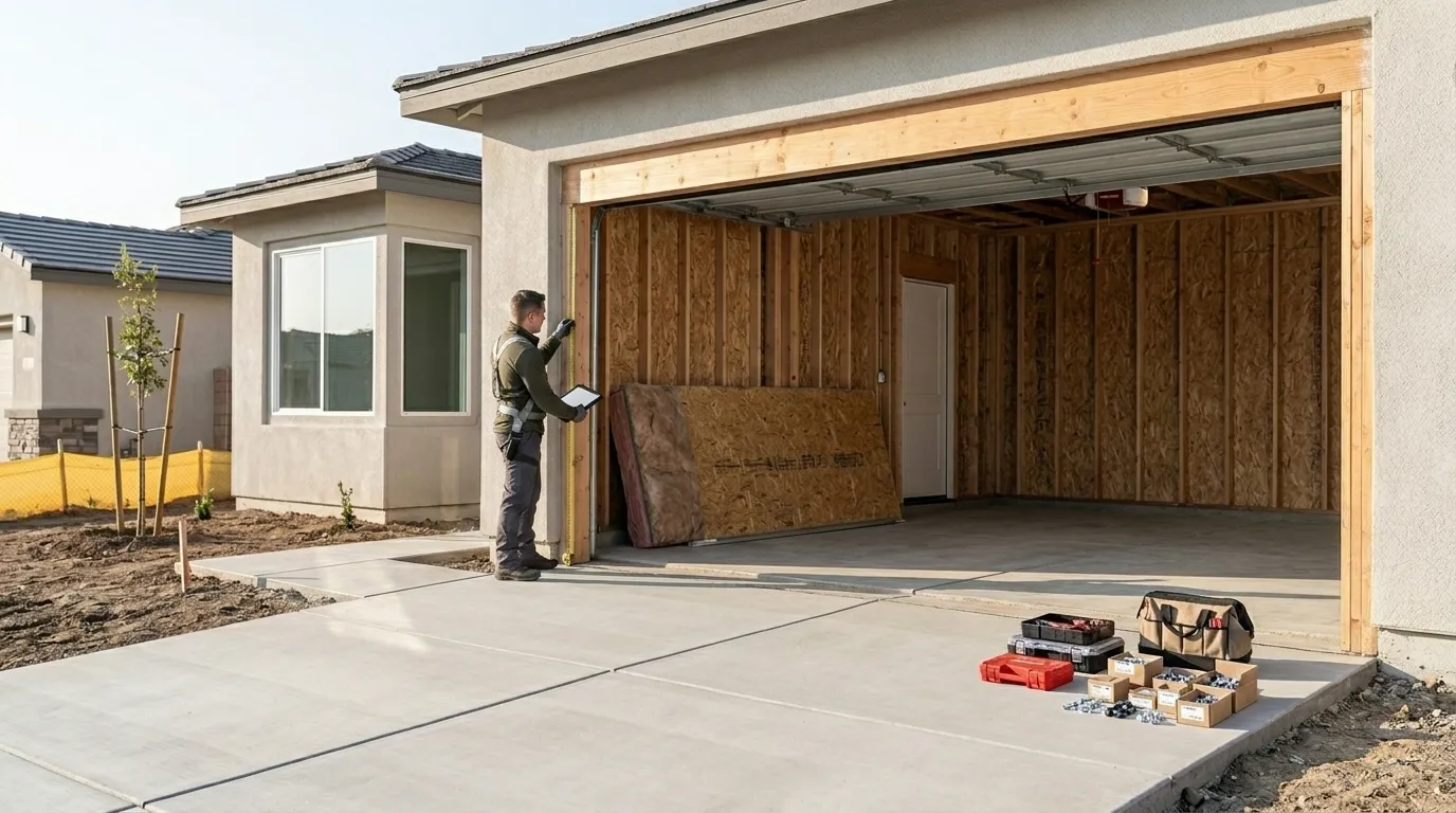 Garage Doors in a Town Built Mostly After 1984