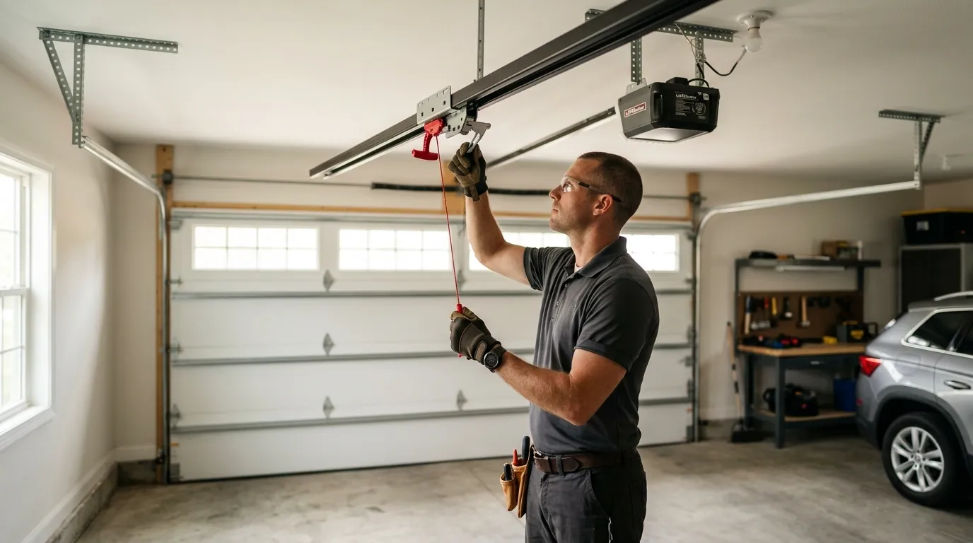 Repaired & tested - San Marcos garage door service