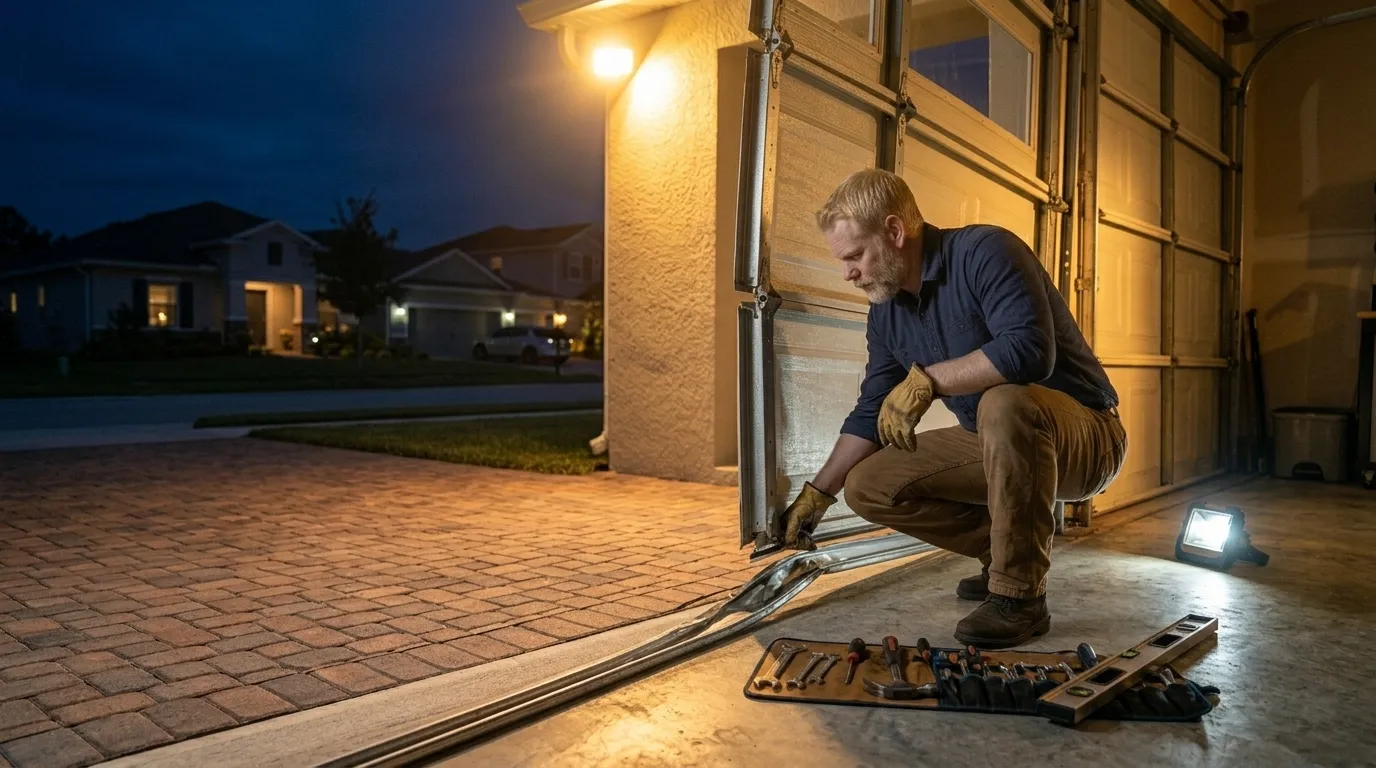 Repaired & tested - San Marcos garage door service
