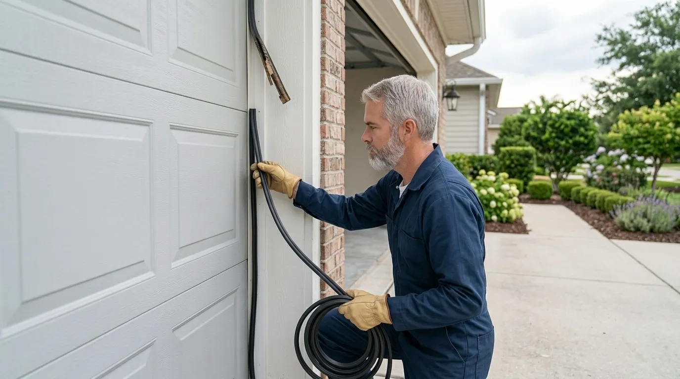 Repaired & tested - San Marcos garage door service