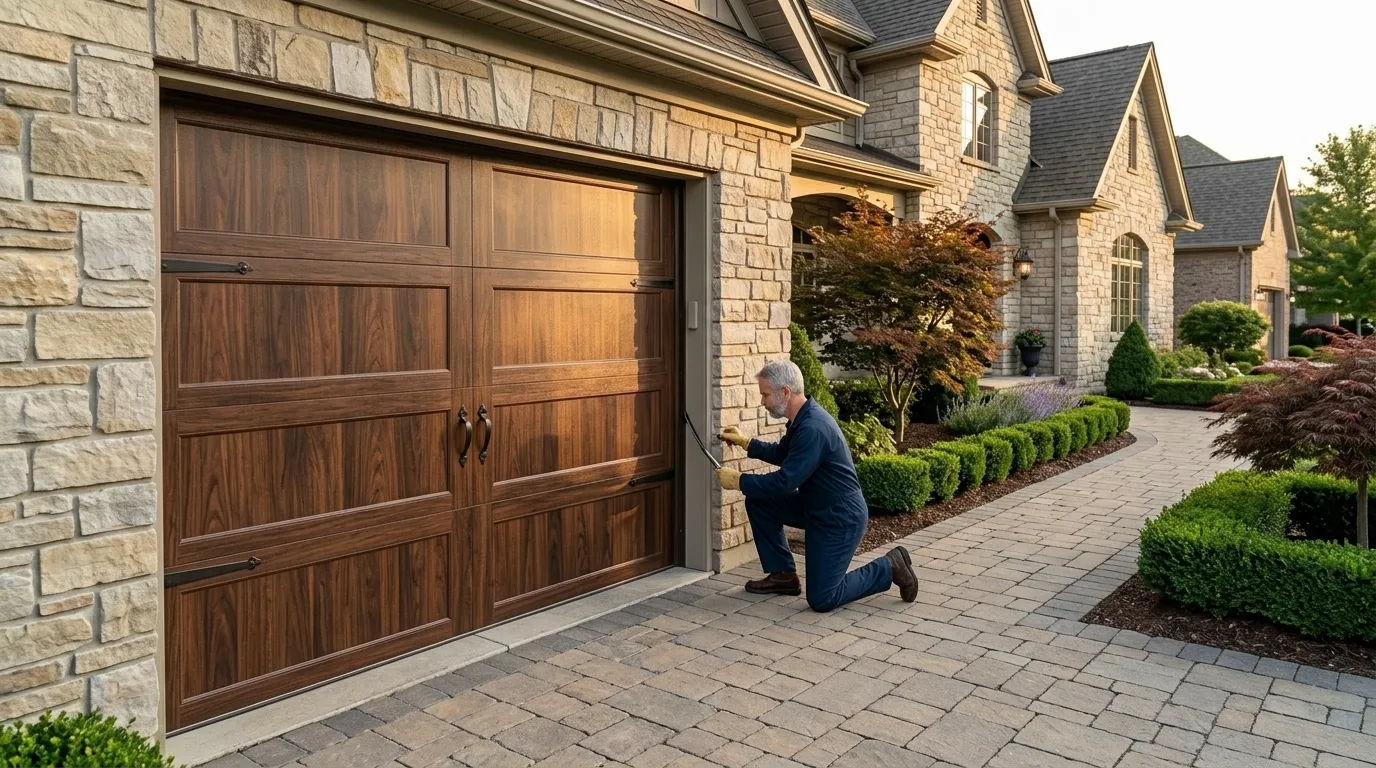 Repaired & tested - San Marcos garage door service