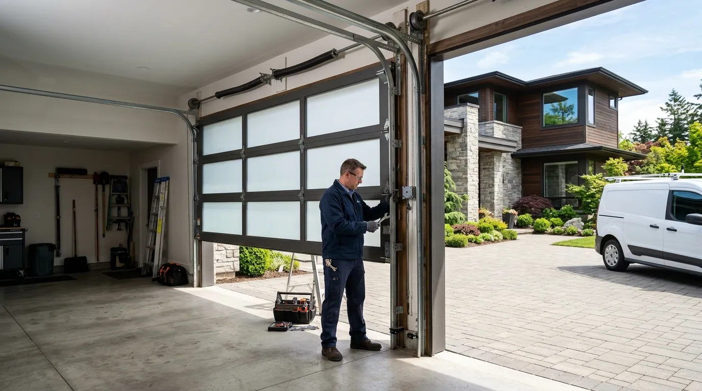 Repaired & tested - San Marcos garage door service