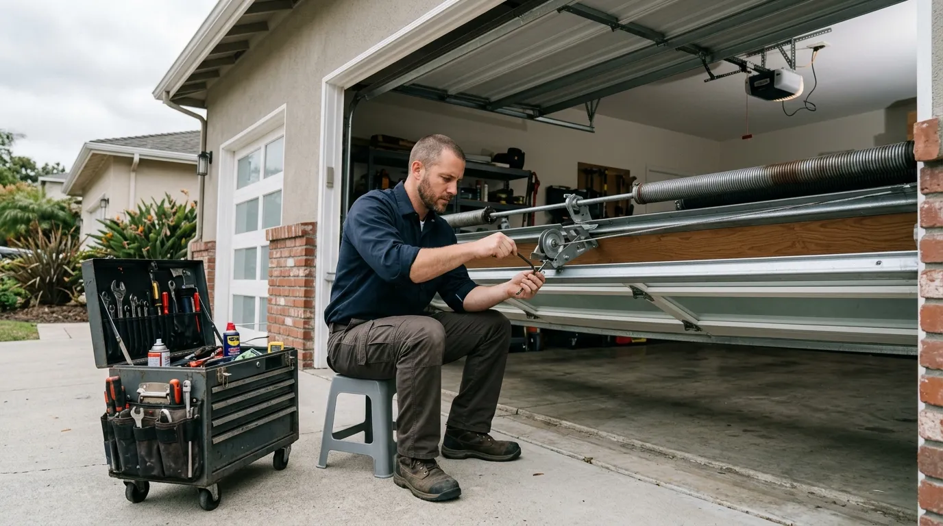 Carriage style garage door
