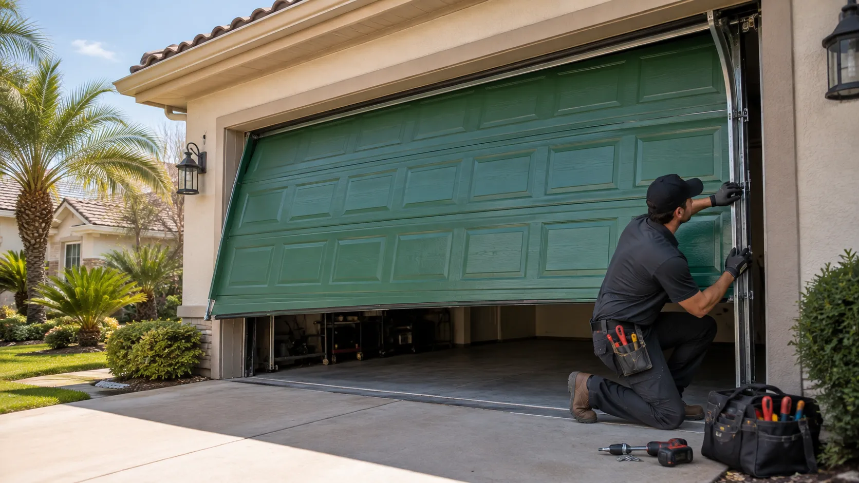 Tell us what’s wrong - San Marcos garage door service